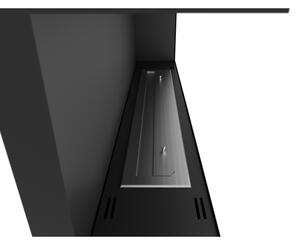 InFire - Rohový BIO krb 45x120 cm 3kW černá