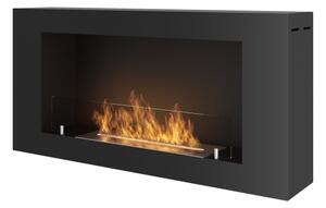 InFire - Nástěnný BIO krb 44x91 cm 3kW černá