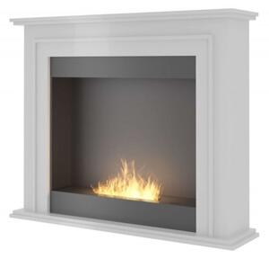 InFire - BIO krb 90x112,5 cm 3kW bílá