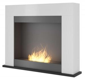 InFire - BIO krb 87,5x110 cm 3kW bílá
