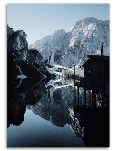 Obraz na plátně Lago de Braies - Dmitry Belov Rozměry: 40 x 60 cm