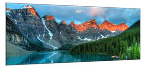 Obraz skleněný Morénské jezero - 50 x 70 cm