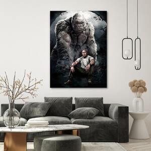 Obraz na plátně Rampage Ničitelé, Dwayne "The Rock" Johnson - Dmitry Belov Rozměry: 40 x 60 cm