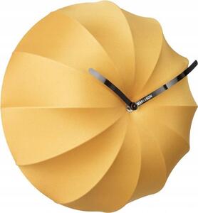 DÁREK Nástěnné hodiny Karlsson Stretch žluté 40cm KA5792YE
