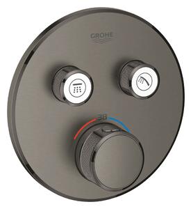 GROHE Grohtherm SmartControl - Termostat pro podomítkovou instalaci s 2 ventily, kartáčovaný Hard Graphite 29119AL0