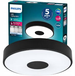 Stropní Svítidlo kulatý Philips 38,9 x 38,9 cm černý