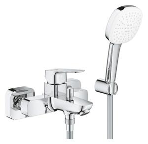 GROHE Cubeo Professional - Páková vanová baterie se sprchovým setem, chrom 1018140000