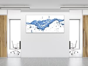 Obraz skleněný stříkající voda - 30 x 60 cm