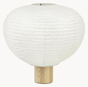 Stolní lampa na dubové podstavě Kami