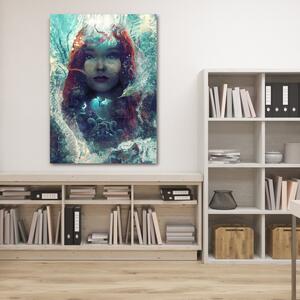 Obraz na plátně Malá mořská víla Arielka - Barrett Biggers Rozměry: 40 x 60 cm
