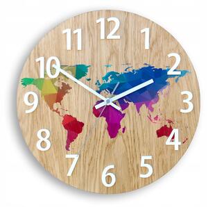 Nástěnné hodiny ModernClock vícebarevné 33,5 cm