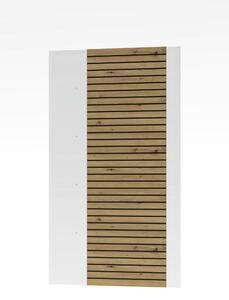 NÁSTĚNNÝ PANEL, bílá, dub artisan, 84/147/4 cm Hom`in - Nástěnné police
