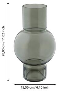 Eglo 421232 - Skleněná váza AMPITABE 28x15,5 cm zelená