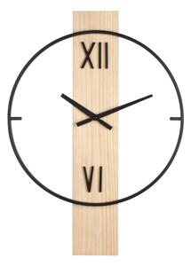 Eglo 425512 - Nástěnné hodiny YAMATSURI 1xAA 56x40 cm dřevo/kov