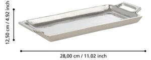 Eglo 427009 - Dekorační podnos SAVANT 12,5x28,5 cm chrom