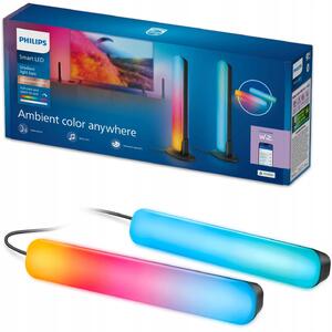 Herní LED lampa RGBIC Light Bar PHILIPS SMART WiFi Aplikace WiZ 2 ks