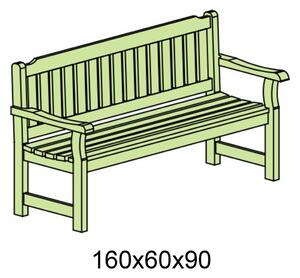 B&D Burchex Zahradní nábytek dřevěný set Cortina