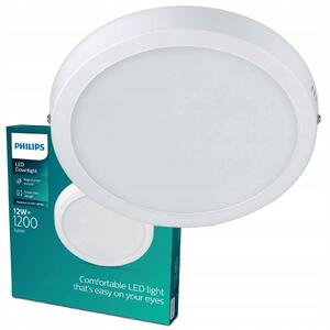 Stropní Svítidlo LED panel Stropní Svítidlo na omítku 12W 2700K 21cm Bílá PHILIPS