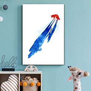 Obraz na plátně Stín modré lišky - Robert Farkas Rozměry: 40 x 60 cm