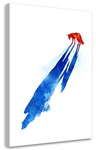 Obraz na plátně Stín modré lišky - Robert Farkas Rozměry: 40 x 60 cm
