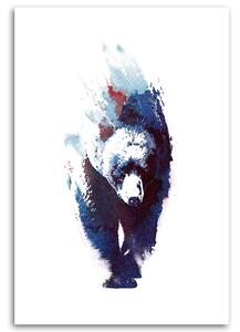 Obraz na plátně Akvarelový medvěd - Robert Farkas Rozměry: 40 x 60 cm