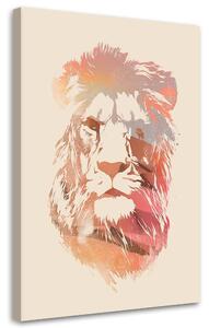 Obraz na plátně Portrét hrdého lva - Robert Farkas Rozměry: 40 x 60 cm