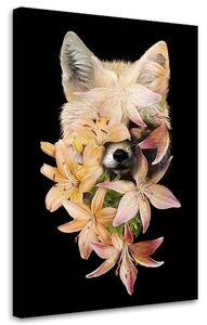 Obraz na plátně Liška v lila květech - Robert Farkas Rozměry: 40 x 60 cm