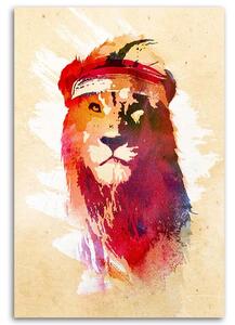 Obraz na plátně Atletický lev - Robert Farkas Rozměry: 40 x 60 cm