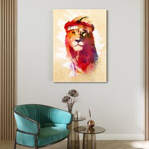 Obraz na plátně Atletický lev - Robert Farkas Rozměry: 40 x 60 cm