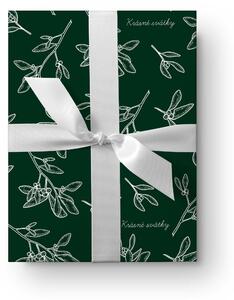 EPipí Vánoční balicí papír - Jmelí zelené Balicí papír: 1 arch