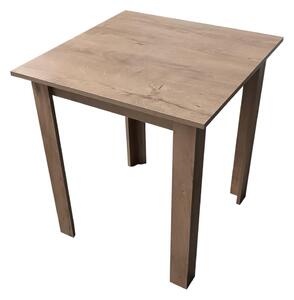 Čtvercový jídelní stůl LEVI 68x68 cm dub