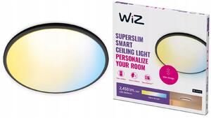 LED Stropní Svítidlo Stropní Svítidlo , 22W, CCT, černé Kulatý , SMART, WiFi WiZ