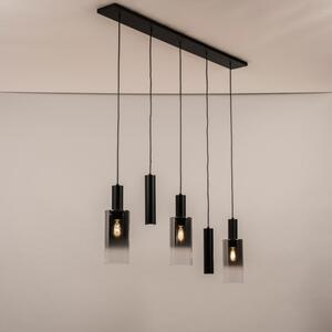 Závěsné svítidlo nad jídelní stůl Luce di Tosca 5 Black (LMD)