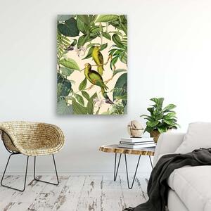 Obraz na plátně Tropičtí ptáci v džungli - Andrea Haase Rozměry: 40 x 60 cm