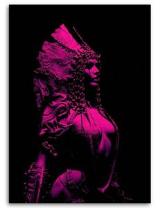 Obraz na plátně Krásná růžová žena - Pau Fernandez Rozměry: 40 x 60 cm