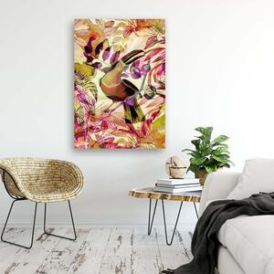 Obraz na plátně Tropicky zbarvený tukan - Andrea Haase Rozměry: 40 x 60 cm