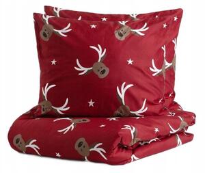 Povlečení REINDEER z mikrovlákna se vzorem sobů 160x200