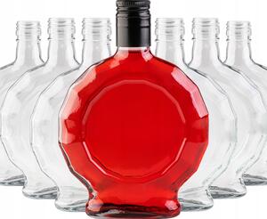 SET 40x Lahve MEDAILON 250 ml se šroubovacím uzávěrem KARAFA na LIKIER ALKOHOL