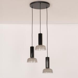 Závěsné skleněné svítidlo do obýváku Louver Glass 84 (LMD)