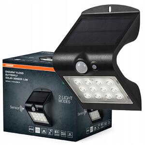 Solární LED reflektor s pohybovým a soumrakovým senzorem 1,5W 220lm 4000K IP65 Osram