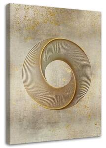 Obraz na plátně Zlatý kruh - Andrea Haase Rozměry: 40 x 60 cm