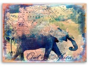 Obraz na plátně Slon na výletě - Andrea Haase Rozměry: 60 x 40 cm