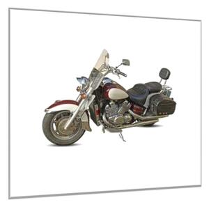 Skleněný obraz legendární motorka - 50 x 50 cm
