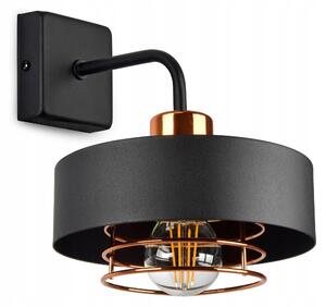 Nástěnné svítidlo Luxolar černé, zlaté E27 60 W