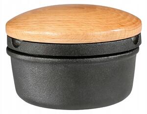 Železný kuchyňský hmoždíř na koření s víkem Zassenhaus, těžký, 1,5 kg
