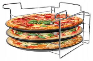 Plech na pizzu Excellent Houseware 30 x 30 cm, průměr 30 cm