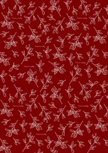 EPipí Vánoční balicí papír - Jmelí červené Počet archů: 1 arch