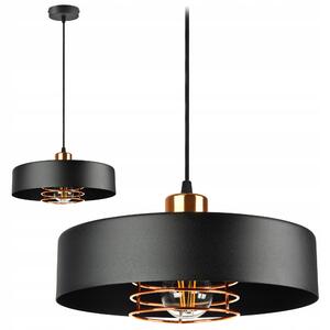 Závěsné svítidlo Luxolar černé kovové E27 1-bodové 60 W