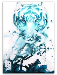 Obraz na plátně Malovaný tygr - Marta Horodniczy Rozměry: 40 x 60 cm