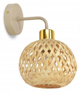 Nástěnné svítidlo Luxolar béžové, zlaté E27 60 W